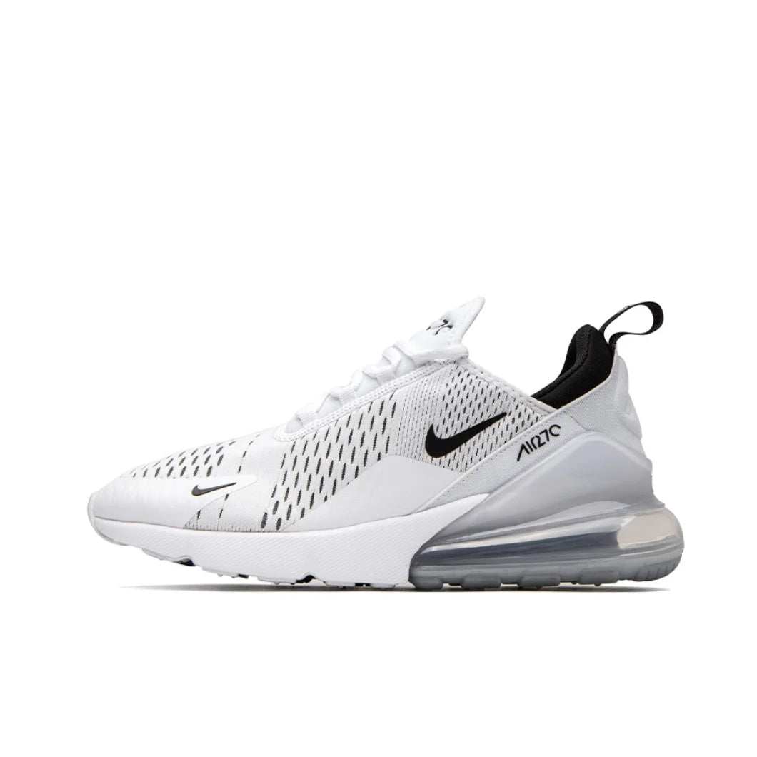 Nike Original Air Max 270 Low Top Casual Running Shoes Trendy Fashion Sneakers Men's and Women's White