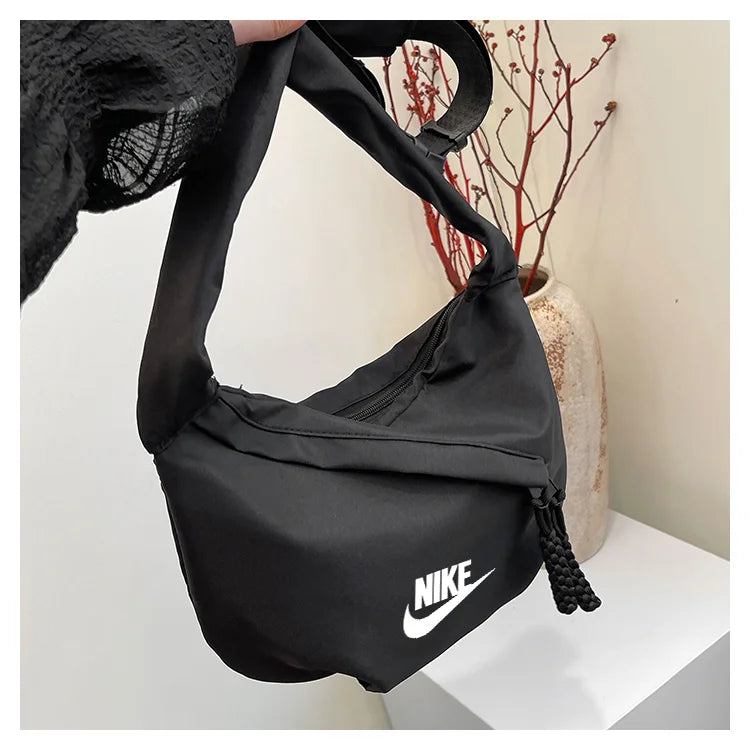 Nike Tech Hip Pack Series Large Capacity Nylon Zip Closure Sport Shoulder Crossbody Belt Chest Bag