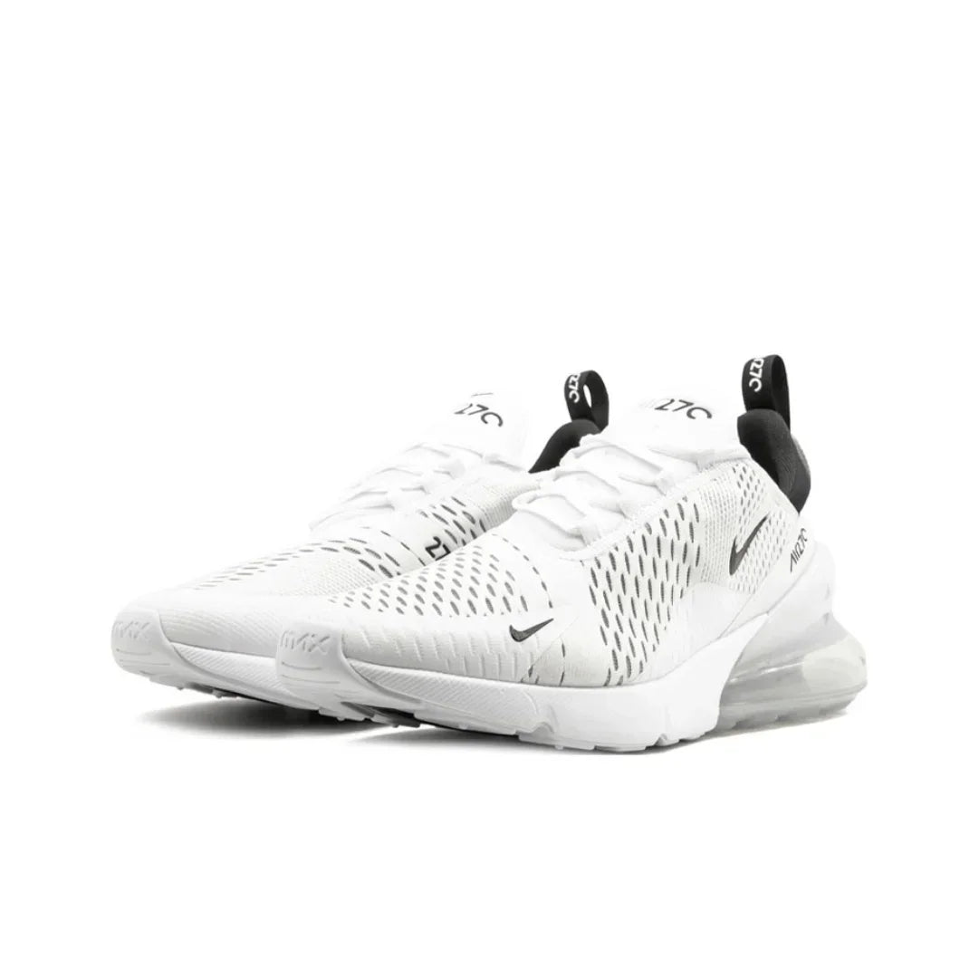 Nike Original Air Max 270 Low Top Casual Running Shoes Trendy Fashion Sneakers Men's and Women's White