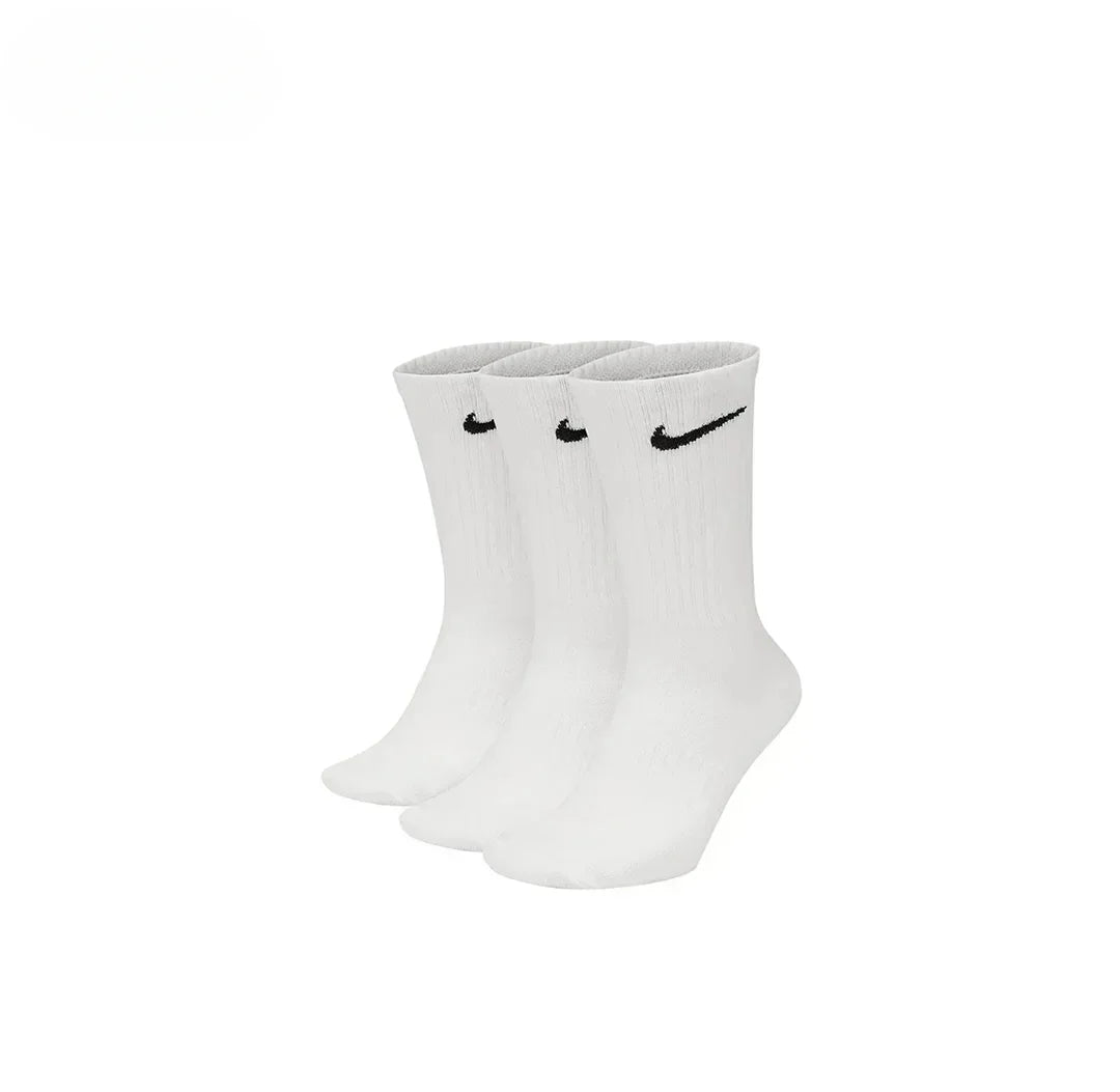 Nike Everyday Lightweight  Sports Socks Men's and Women's 3 Pairs Stocks for Athletic Training S M L  Breathable Socks