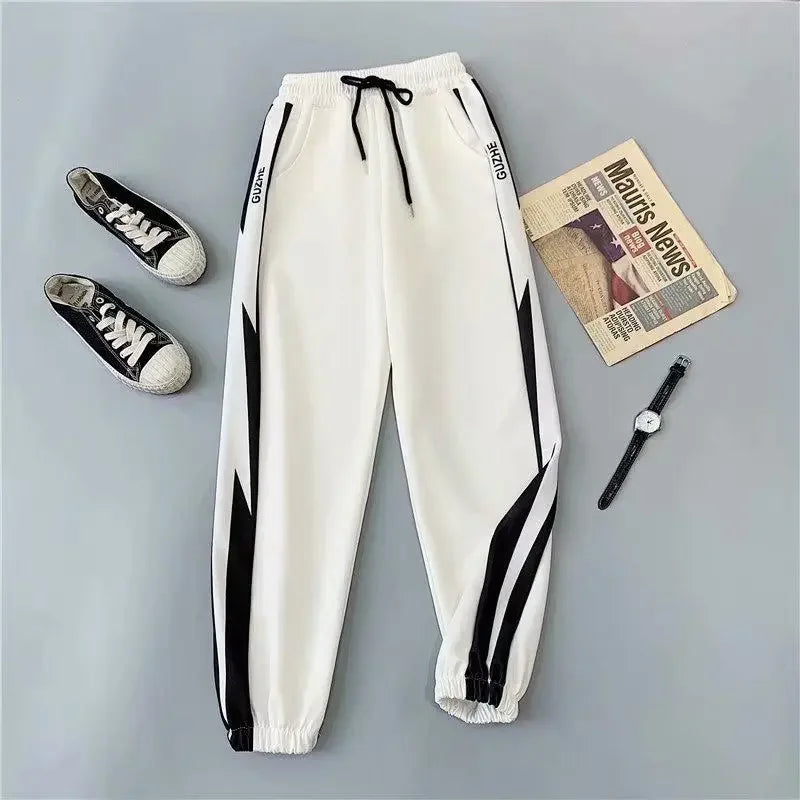 Women's Loose-fit Straight-leg High-waisted Sweatpants New Spring/autumn 2023 Casual Pants