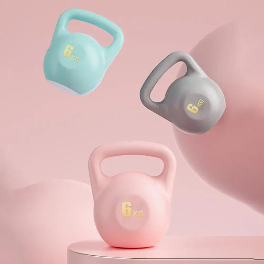 2/4/6/8KG PE Water-filled Kettlebell Women's Hip Training Deep Squat Strength Trainer Kettlebell Yoga Sports Fitness Dumbbells