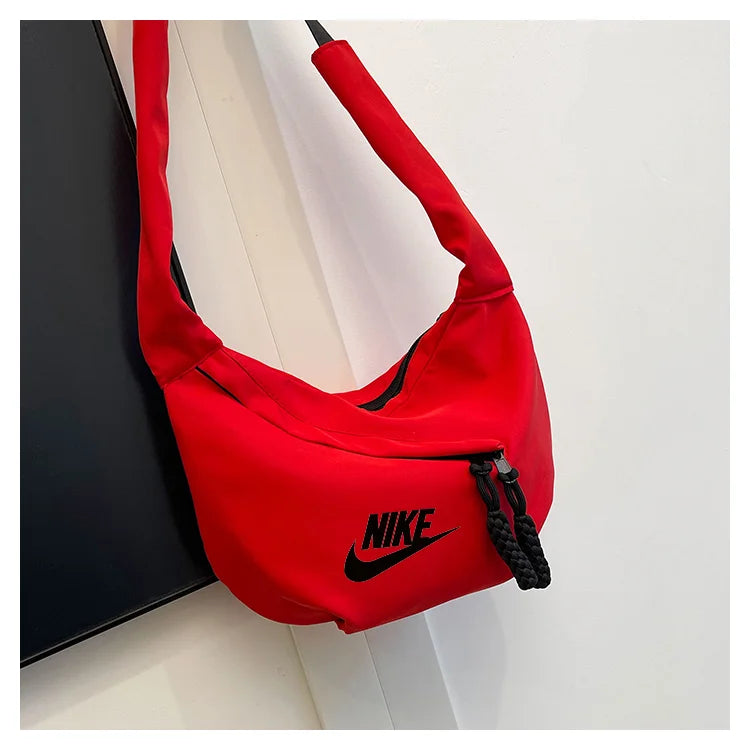 Nike Tech Hip Pack Series Large Capacity Nylon Zip Closure Sport Shoulder Crossbody Belt Chest Bag