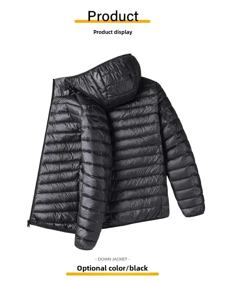 Winter New Thick Men Warm Parka Jackets Casual Men's Outwear Coats Solid Stand Collar Male Windbreak Cotton Padded Down Jacket