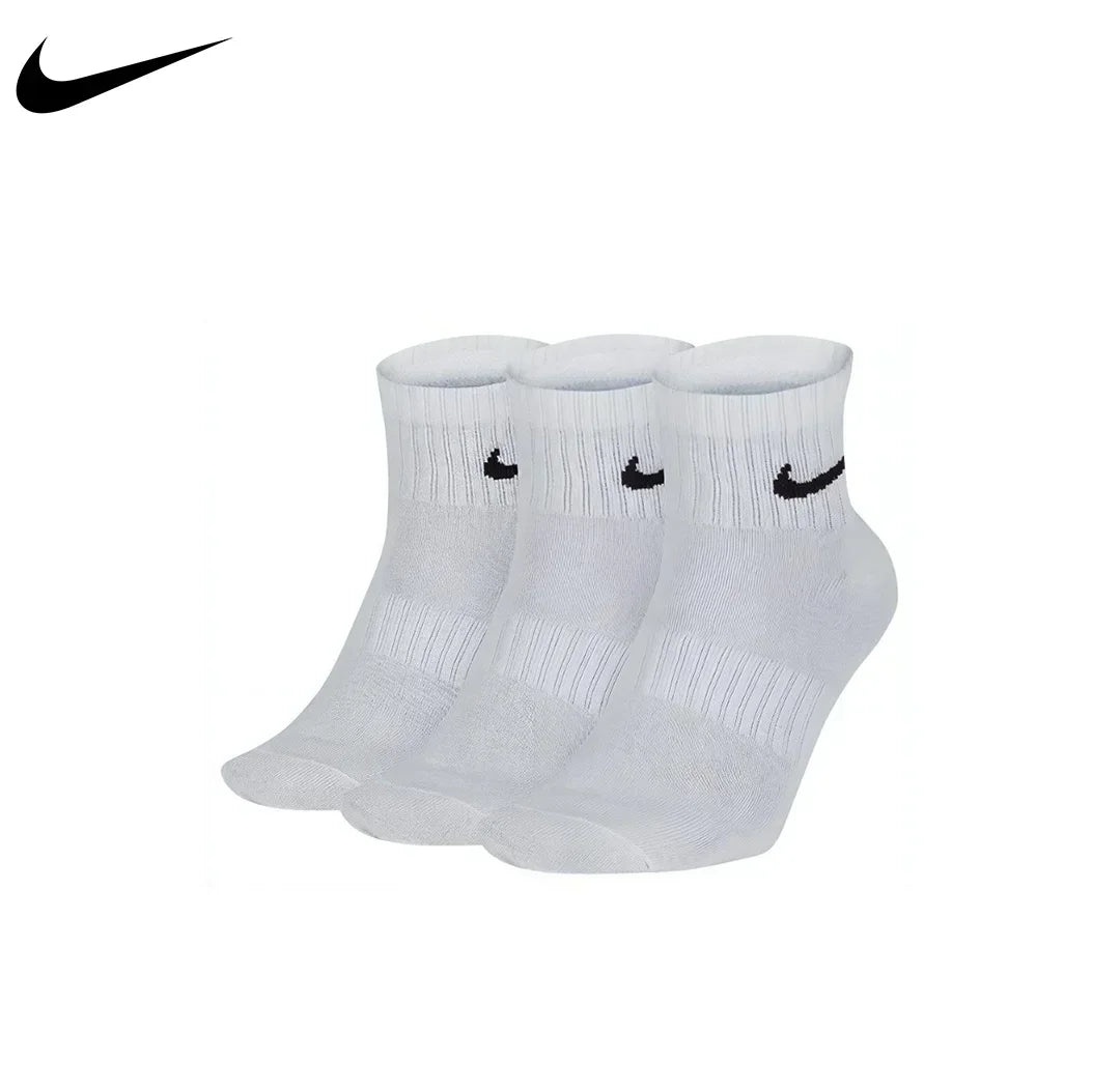 Nike Everyday Lightweightcrew Unisex Sports Socks Men's and Women's 3 Pairs Stockings for Athletic Training S M L XL SX7676