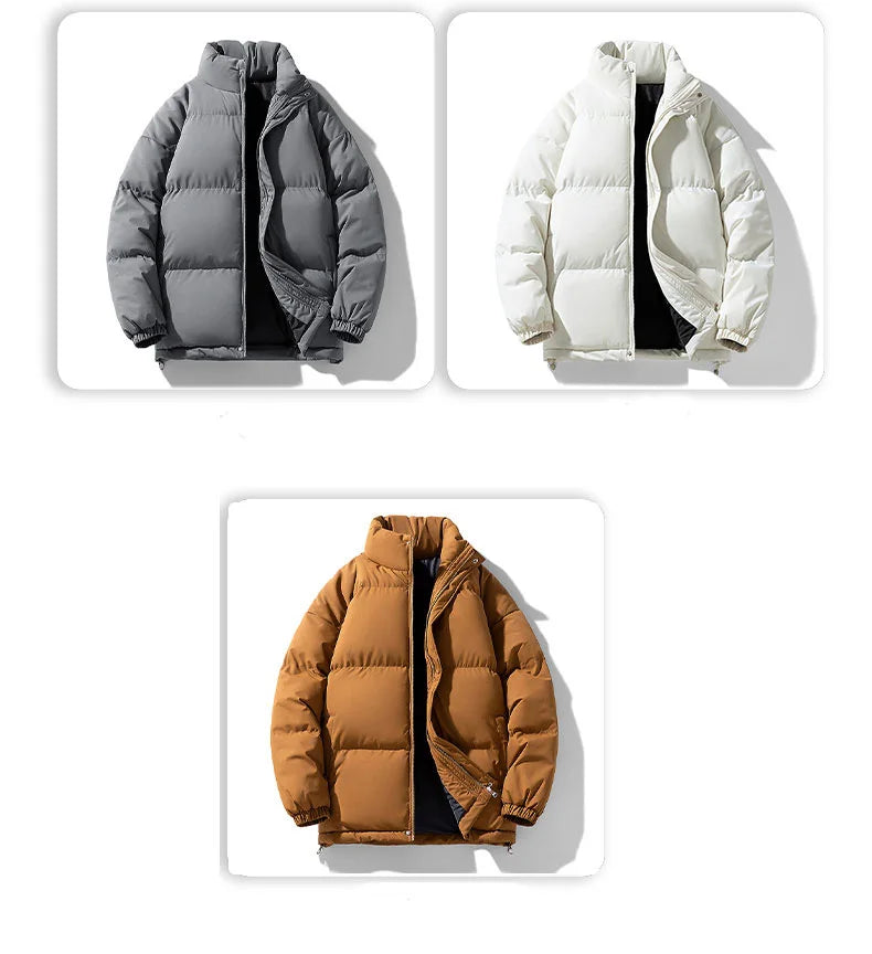 8XL Puffer Jacket Men Thick Warm Winter Jackets Man Parka Plus Size Casual Fashion Outwear Coats Stand Colar Men's Clothing Top