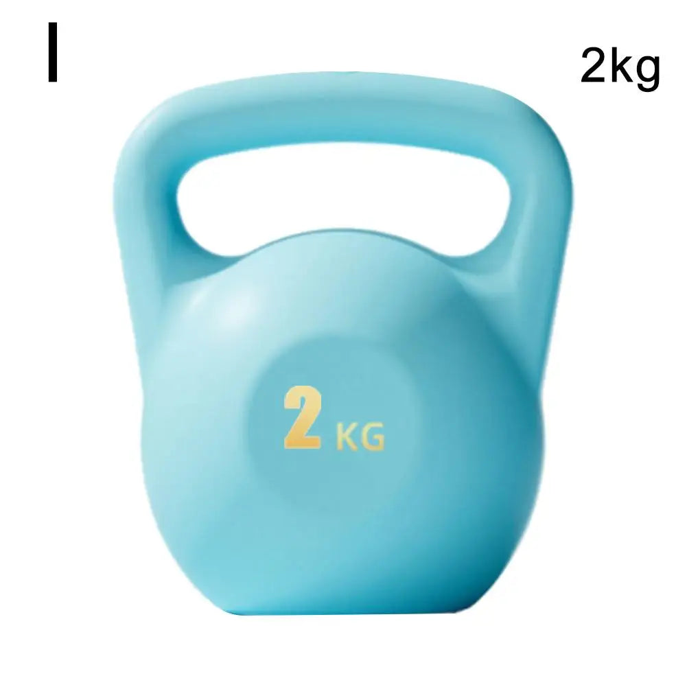 2/4/6/8KG PE Water-filled Kettlebell Women's Hip Training Deep Squat Strength Trainer Kettlebell Yoga Sports Fitness Dumbbells