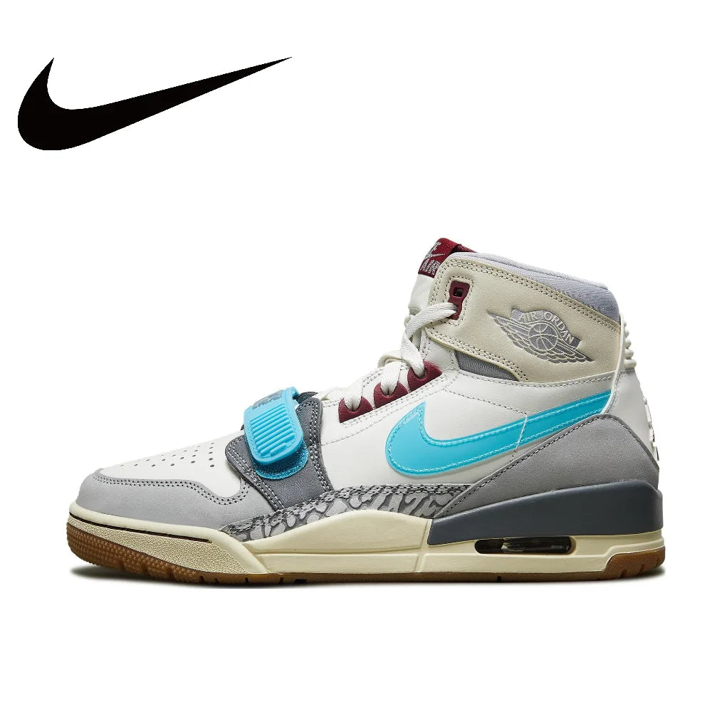 Nike AIR JORDAN LEGACY 312 high Man sneakers Lightweight Cushioning Basketball Shoes Casual and comfortable sneakers ash gray