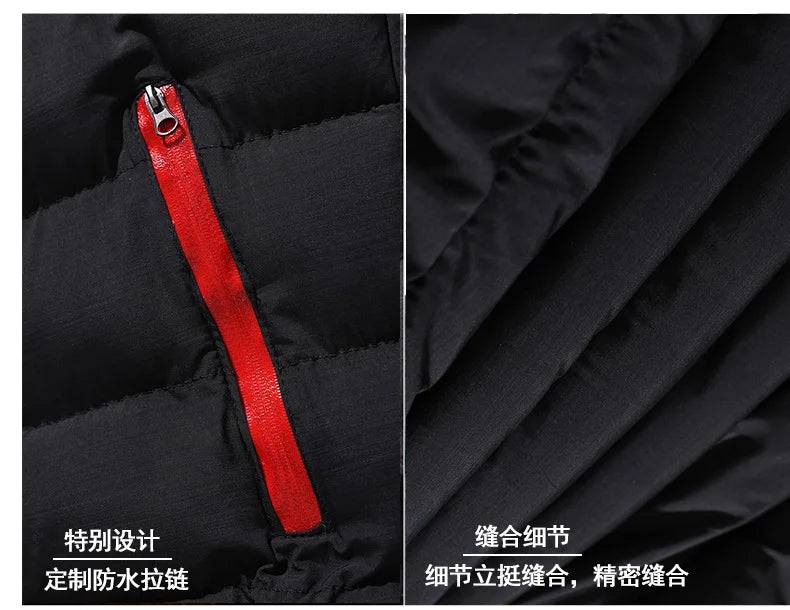 Autumn/Winter Men's Sports Cotton Coat New Warm Coat Thickened Stand Collar Cardigan Outdoor Padded Jacket Trend Men's clothing