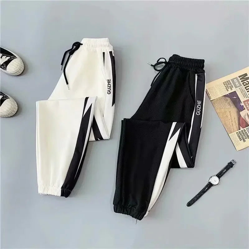 Women's Loose-fit Straight-leg High-waisted Sweatpants New Spring/autumn 2023 Casual Pants