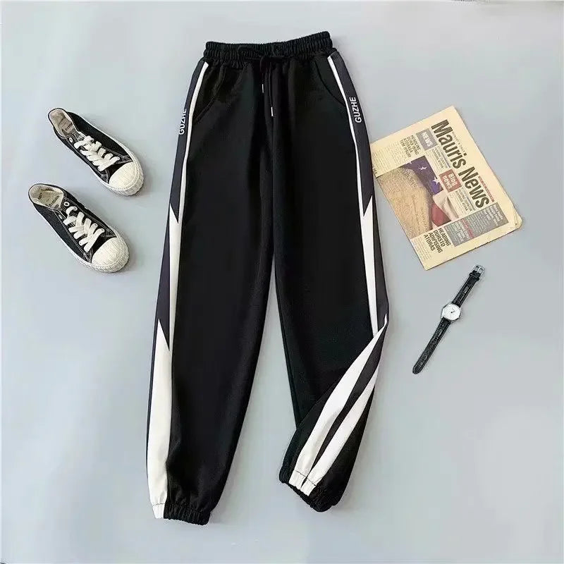 Women's Loose-fit Straight-leg High-waisted Sweatpants New Spring/autumn 2023 Casual Pants