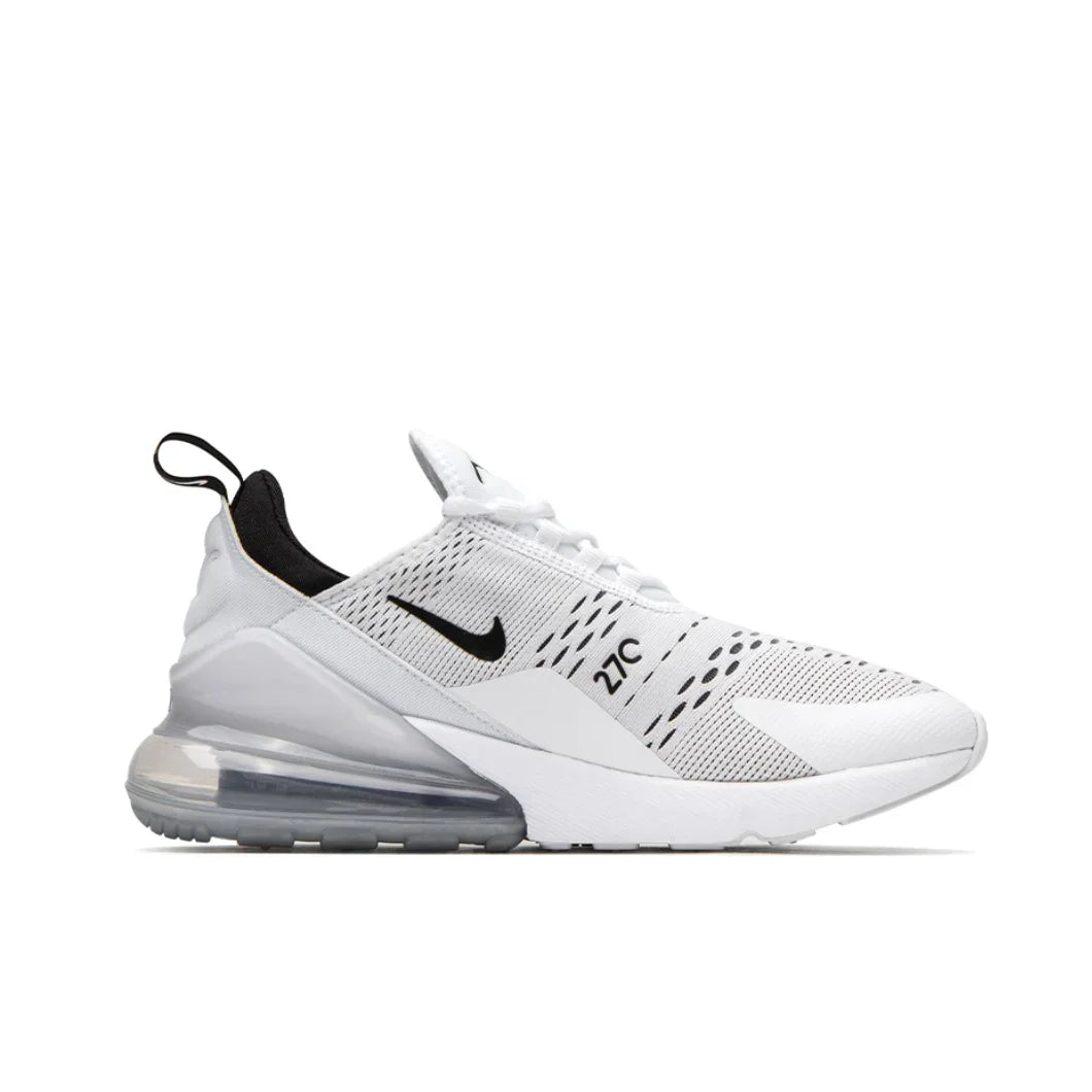 Nike Original Air Max 270 Low Top Casual Running Shoes Trendy Fashion Sneakers Men's and Women's White