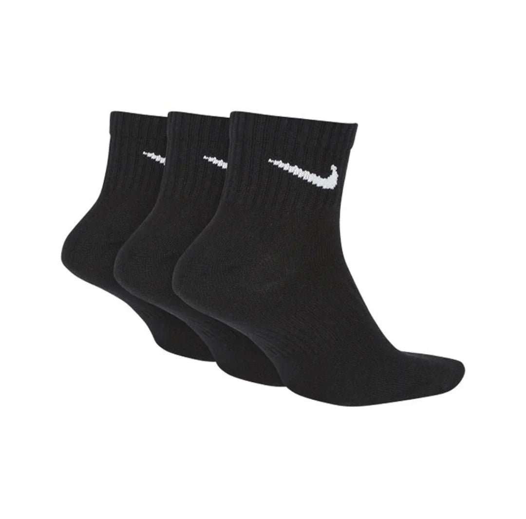 Nike Everyday Lightweight  Sports Socks Men's and Women's 3 Pairs Stocks for Athletic Training S M L  Breathable Socks